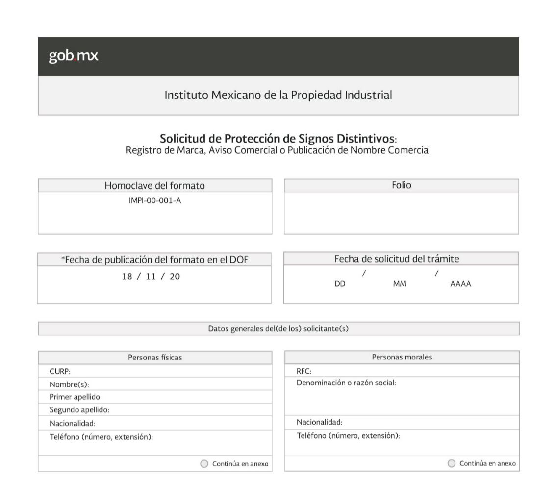 Acuse de Solicitud de Marca IMPI